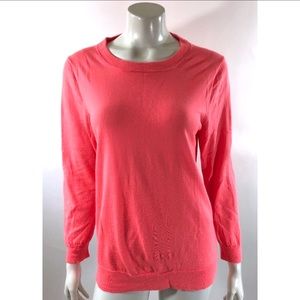 J. Crew Coral Crew Neck Tippi Sweater sz XL
